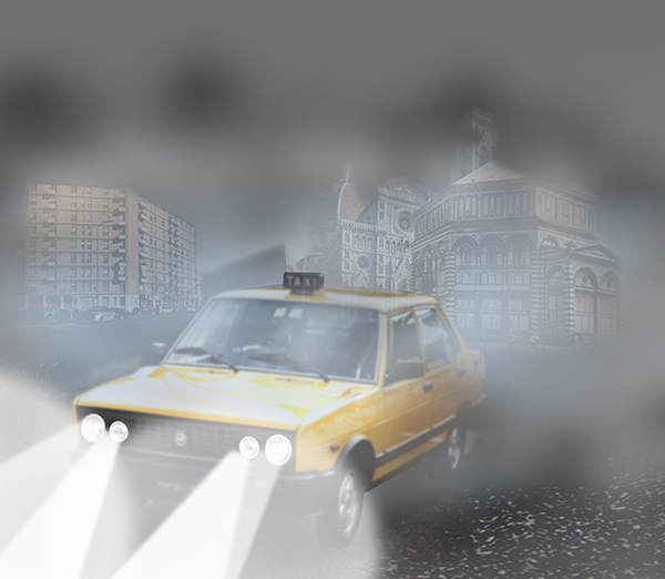 taxi-nebbia